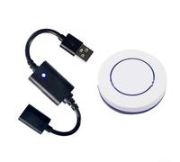 Télécommande RF sans fil USB 5 V pour bande lumineuse LED, adaptateur d'alimentation CC 433 MHz avec fonction d'apprentissage, pour installation facile du pilote pour lampe de lecture et ventilateur