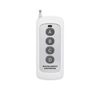 Télécommande sans fil 433 MHz, module EV1527 à code d'apprentissage avec antenne ABCD, commande à 4 boutons, portée de 1000 m.