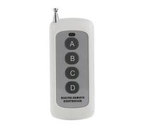 Télécommande sans fil à longue portée 433Mhz, Module RF (Code d'apprentissage 1527), touches ABCD universelles