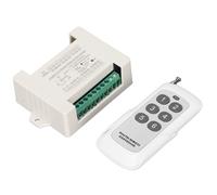 Télécommande sans fil, module relais haute sensibilité de réception 12 V/24 V, signal RF universel stable pour moteurs de porte de garage et