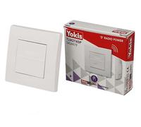 Yokis Télécommande murale radio TLM2T45P 2 canaux pour micromodules