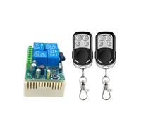 Télécommande Sans Fil Universelle 433 MHz, Émetteur-Récepteur RF 4 Canaux AC220V pour la Commande Universelle de Portes de Garage