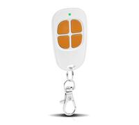 Télécommande SCS Sentinel 4 canaux 433,92 MHz pour portails et Portes de Garage, Compatible avec AAM0085, sécurisée, Durable et Facile à Programmer, Orange