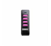 SOMMER - Télécommande Pearl 4018 Noir & Rose (4018 V 001) SOMloq2 (868.8MHz)