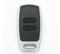 Télécommande TELECO TVMIO868A02 - 2 Canaux - 868 MHz - Rolling Code - Compatible MIO/TVMIO - Remplace TXP et TVTXP - Programmation par Duplication + 1 Porte-clés DOMOBIP (Noir et Alu - Lot de 1)