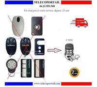 Télécommande TELECOPORTAIL compatible WAYNE DALTON LIFTMASTER PUSH PULL pour porte de garage