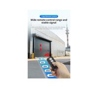Télécommande Universelle 433 MHz à 4 Boutons avec Apprentissage et Duplication de Clés de Voiture, de Porte de Garage et de Portail B