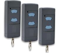 Télécommande universelle Hörmann 868,3 MHz pour ouvre-porte de garage (HSM2, HSM4, HS1, HS2, HS4, HSE2, HSZ1, HSZ2, HSP4), lot de 3.
