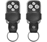 Télécommande universelle porte de garage 4 boutons 270-433.92 MHz - Pack 2 (compatible Faac/Came/Nice)