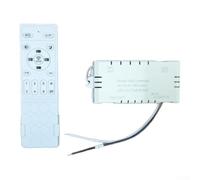 Télécommande universelle pour contrôle de la lumière du ventilateur | Variation en continu, choix de température de couleur, 6 niveaux de ventilateur, mode vent naturel, appairage facile