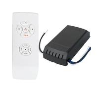 Télécommande universelle pour ventilateur de plafond - Récepteur minuteur à | | Tension 85-240 V - Portée de 15 m | Kit récepteur de ventilateur de plafond universel sans fil à 3 vitesses pour la maison