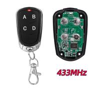 Télécommande universelle RF sans fil 433 MHz, 4 canaux, duplicateur de clés de porte de garage électrique
