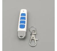 Télécommande universelle sans fil à 4 touches 433 MHz pour la maison, antivol, porte de garage, fenêtre de toit, flèche, blanc et bleu