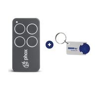 Télécommande V2 PHOX 4 Contrat 50 + 1 Porte-clés DOMOBIP