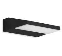 Telefunken - Applique d'extérieur LED, applique d'extérieur, tête orientable, 10 watts, 1.100 lumens, 4.000 Kelvin,IP44, noir, 172x141x52mm(l x l x h)