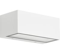 Telefunken - Applique extérieure LED, applique extérieure 1 lampe, 12 watts, 1.200 lumens, 4.000 Kelvin, IP44, blanc, 185 x 75 x 91 mm (l x l x h).