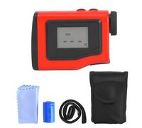 Télémètre Golf Portable 6X Zoom, Écran HD 1,8 Pouces, Mesure Précise 5-600 Mètres - Calcul Trajectoire de Vol, Unité Mètre/Yard, Léger et Étanche ((Rouge))