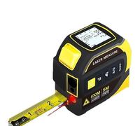 Télémètre Laser 4 en 1, Mètre Laser 60m & Ruban à Mesurer 5m, Écran LCD | Outil de Mesure, USB-C Rechargeable, Pythagore, Aire, Volume, Unité à Changement, Mémoire 50 Mesures, Raccord Fileté 1/4"