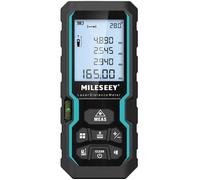 Télémètre laser 50M avec contrôle de niveau électronique, commutateur d'unité mètre/pouce/pied et mode Pythagore