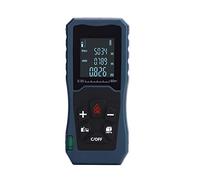 Télémètre Laser avec Mode Pythagore, Distance de Mesure, Zone/Calcul du Volume, Distance de 40 m/60 m/80 m/100 m - Piles non Incluses