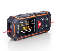 Télémètre Laser bilatéral 120M, Appareil de Mesure de Distance de Niveau à Bulle numérique CIGMAN et Affichage numérique à rétroéclairage IPS, M/in/Ft, mesures de Pythagore/Distance/Zone/Volume CD60R