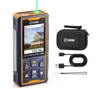 Télémètre Laser bilatéral CIGMAN, jusqu'à 120 m (jusqu'à 60 m dans Chaque Direction), Batterie Rechargeable, câble de Chargement Type-C, avec Sac de Rangement