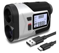 Télémètre Laser Golf Rechargeable 1200m - Jumelles avec Écran LCD, Mesure Vitesse/Angle, Verrouillage Drapeau et Vibration