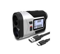 Télémètre Laser Golf Rechargeable 650m - Jumelles avec Écran LCD, Mesure Vitesse/Angle, Verrouillage Drapeau et Vibration