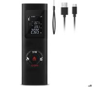 Télémètre laser numérique - MHY® - 60 m - Fonction Pythagore - IP54 - LCD rétroéclairé - Rechargeable USB