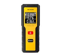 Télémètre Laser REVASRI, mètre Laser numérique 50m, précision ±2mm, Fonction mémoire, Mesure Distance et Surface, Changement unité m/ft