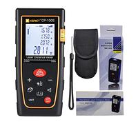 Télémètre Numérique 100m, CP100S Appareil de Mesure avec Fonction Muet, LCD Rétro-éclairé, pour Mesure de Distance, Surface et Volume, Sac de Protection et Dragonne Inclus