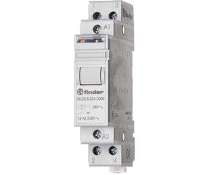 Télérupteur pour profilé Finder 20.23.9.024.4000 1 NO (T), 1 NF (R) 24 V/DC 16 A 4000 VA 1 pc(s)