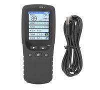 Télituny Air Quality Monitor avec 2,8 LCD | PM2,5 PM10 PM1.0 Détecteur | Testeur de qualité de L'air Intérieur en Temps Réel pour la Maison et le Bureau | Mesures Température