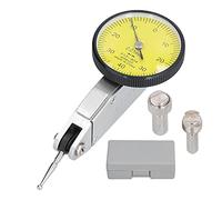 Telituny Comparateur à Cadran, 0-0,8 mm Comparateur à Levier, Comparateur Mécanique Haute Précision, Comparateur Mecanique en Acier Inoxydable, pour L'Inspection des Usinages Mécaniques