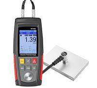 Telituny Jauge d'épaisseur de revêtement numérique, WT100A Jauge d'épaisseur numérique portable Plage de mesure 1-225 mm Testeur de plastique métallique pour la fabrication d'inspection