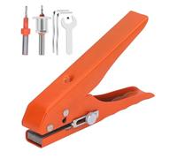Telituny Pince Perforatrice 1 trou 10mm, Perforateur Monotrou Robuste, Pince à Poinçonner pour Bandes de Chant, Pinces Emporte Pièce Métal, pour Bordure, Carte Bancaire, PVC, Film Rigide, Placage Fin