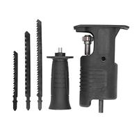 Telituny Scie Alternative électrique de Conversion de Perceuse avec Lame de Coupe en Métal et Bois, Adaptateur de Scie Alternative Portable, Kit de Fixation de Scie Alternative