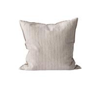 Tell Me More Taie Washed linen 50x50cm Rayure de noisette