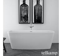 Tellkamp Arte Baignoire rectangulaire en îlot, 0100-254-00-A/CRWM,