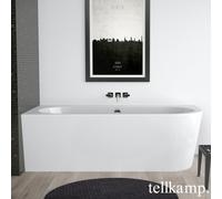 Tellkamp Pio Baignoire balnéo d’angle avec habillage, W100-077-0B-R-AUF/CR,