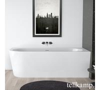 Tellkamp Pio Baignoire balnéo d’angle avec habillage, W100-277-0B-L-A/CR,