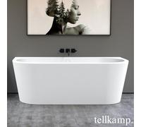 Tellkamp Solitär Wall Baignoire balnéo murale avec habillage, W100-055-S0-AUF/WMWM,