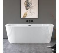 Tellkamp Solitär Wall Baignoire semi-îlot avec habillage, 0100-255-00-A/CR,