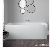 Tellkamp Thela Baignoire balnéo d’angle avec habillage, W100-248-0B-A/CR,