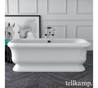 Tellkamp Vintage Baignoire rectangulaire en îlot, 0100-090-00-A/CR,
