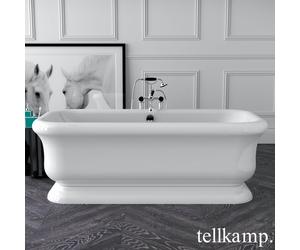 Tellkamp Vintage Baignoire rectangulaire en îlot, 0100-090-00-A/CR,