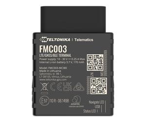 Teltonika Telematics Teltonika FMC003 Traceur GPS OBDII LTE Cat 1 avec kilométrage et niveau de carburant réels FMC003X4BP01