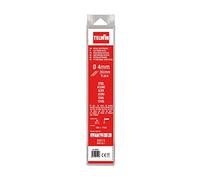 Telwin 802620 Electrodes Rutiles pour Soudage, Gris, Set de 8 Pièces