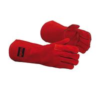 Telwin 804336 Gants de protection professionnels Montana pour le soudage, EPI pour la protection des mains et des avant-bras en croûte de cuir de vache de haute qualité, type A, taille 10