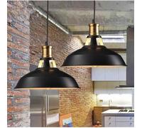 Tempas& 3pcs Rétro Lustre Suspension E27 27cm Luminaire Style Industrielle pour Salon Couloir Cuisine